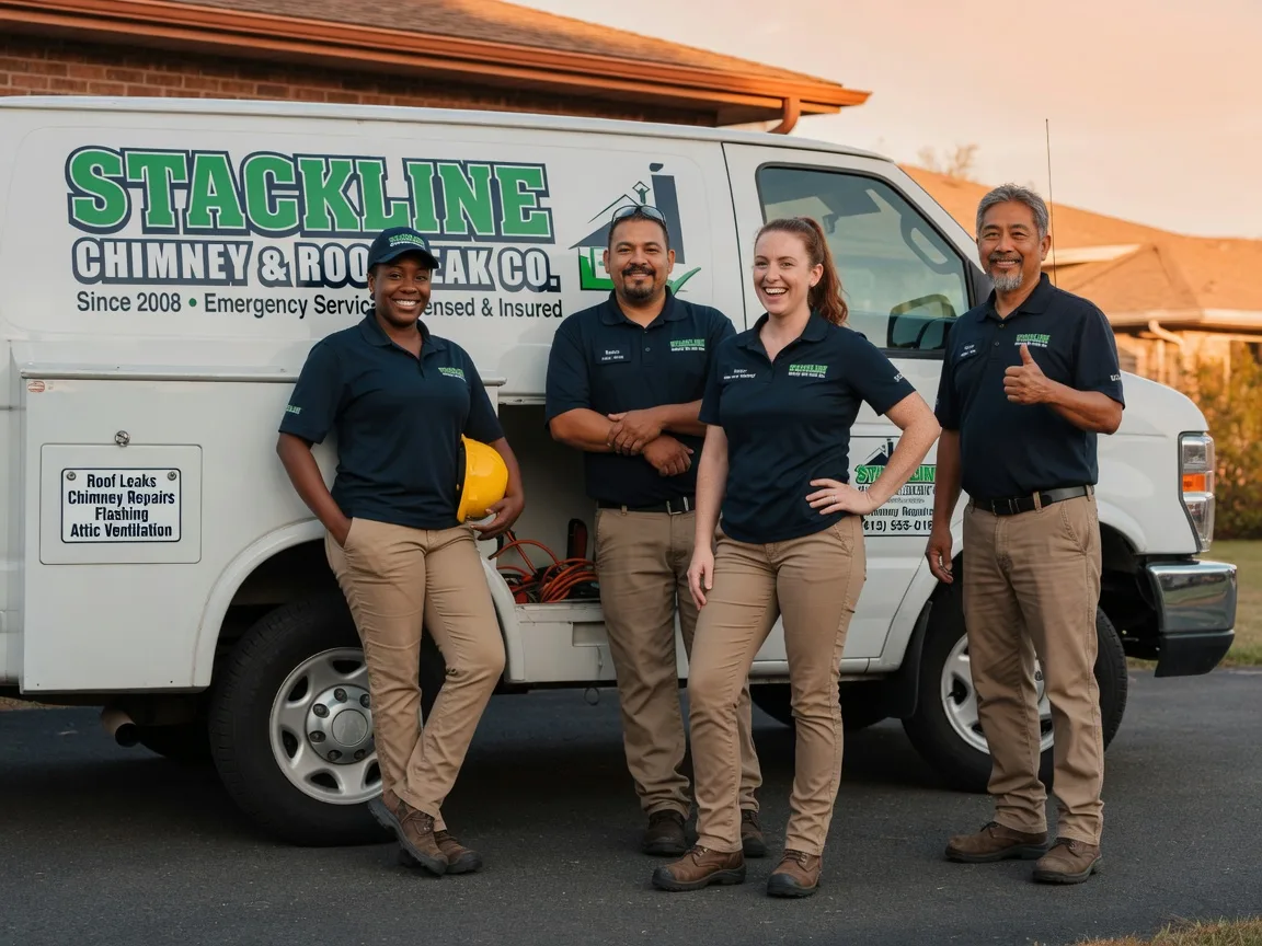 Chimney flashing repair company in Santa Fe, MO